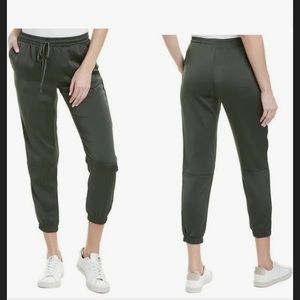 BOGO❗️Socialite forest green satin joggers